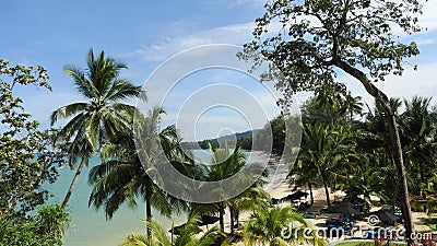 White beach at Khao Lak Thailand Stock Photo