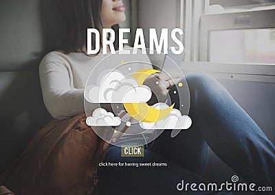 Dreams Aspiration Believe Inspiration Motivation Concept Stock Photo