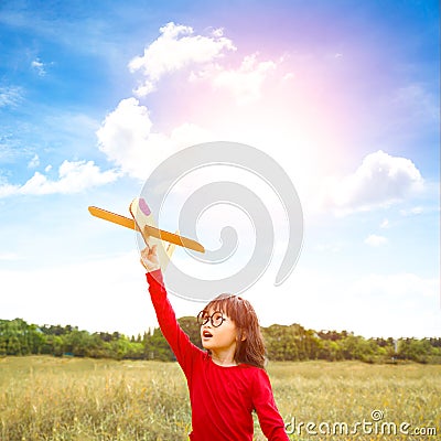 Dreams of flight Stock Photo