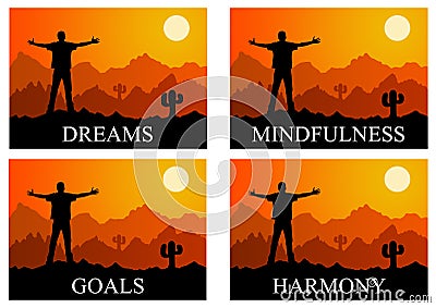 Dreams and harmony Stock Photo