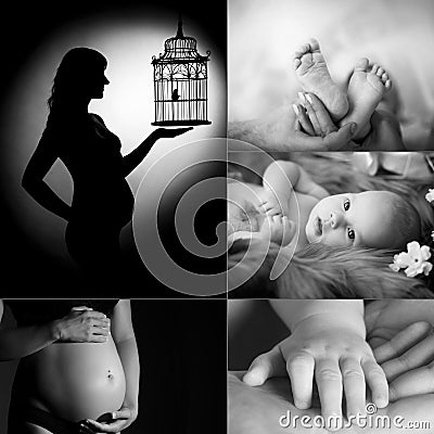 Dreams of motherhood Stock Photo