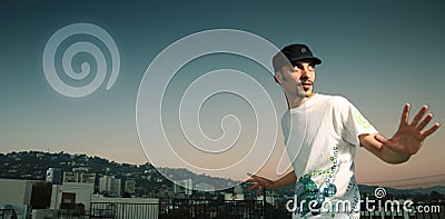 The Dreamstime star is rising Stock Photo