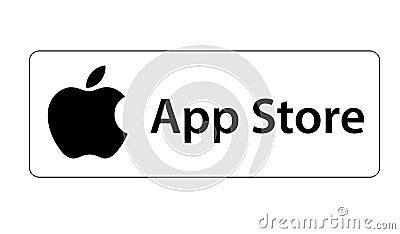 App store icon. Cartoon Illustration