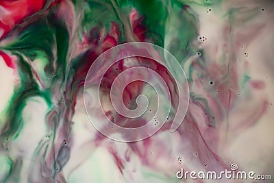 Dreamy Christmas Color Swirling Abstract Background Stock Photo