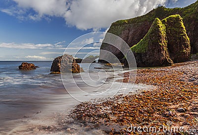 Dreamy Coast Stock Photo