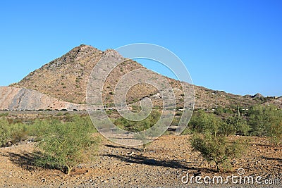 Dreamy Draw Recreation Area located Nort of Phoenix downtown, Arizona Stock Photo