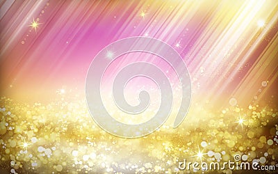 Dreamy fairyland background Vector Illustration