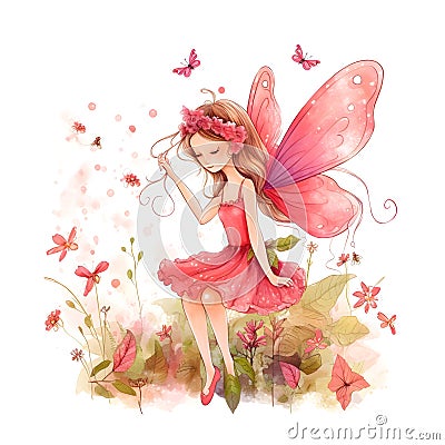 Dreamy fairyland illustration Cartoon Illustration