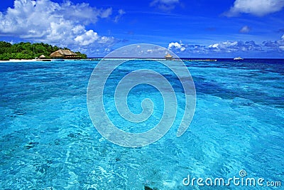 Dreamy island Stock Photo