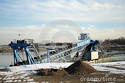 Dredger 009 Stock Photo