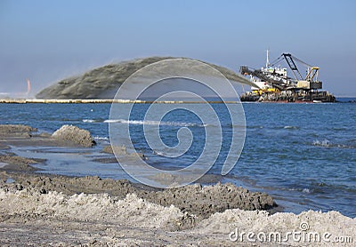 Dredger Stock Photo