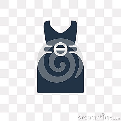 Drees vector icon isolated on transparent background, Drees tra Vector Illustration