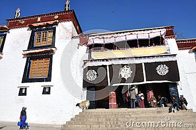 Drepung Monastery Editorial Stock Photo