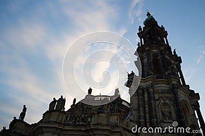 Dresden arhitectural landmark Editorial Stock Photo