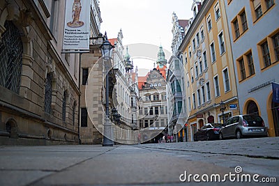 Dresden arhitectural landmark Editorial Stock Photo