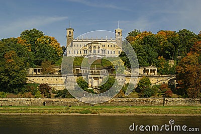 Dresden castle Albrechtsberg 03 Stock Photo