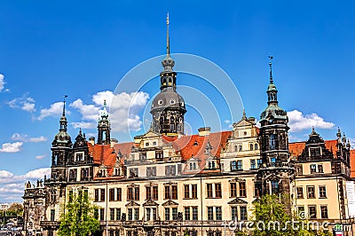The Dresden castle Stock Photo