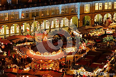 Dresden christmas market Stock Photo