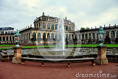 Dresden, Germany: The Zwinger Palace Stock Photo