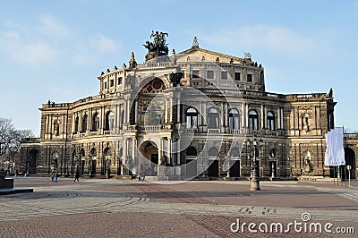 Dresden oper Semperoper,Germany Stock Photo