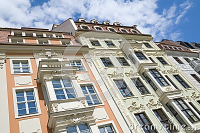 Dresden Rampische Strasse Stock Photo