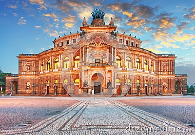Dresden - Semperoper, Germany Stock Photo