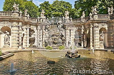 Dresden - Zwinger Stock Photo