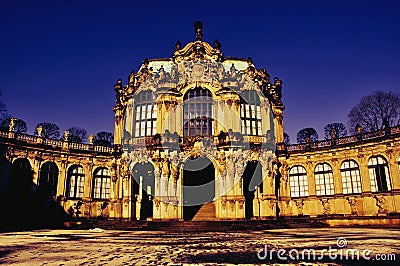 Dresden - Zwinger Stock Photo