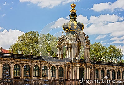 Dresden Zwinger museum building, Germany Editorial Stock Photo