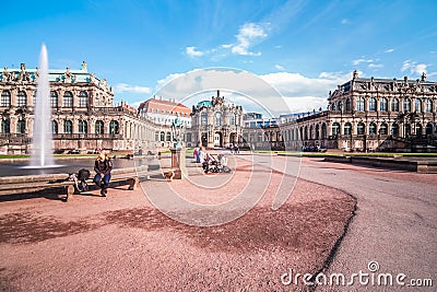 Dresden Zwinger Palace Editorial Stock Photo
