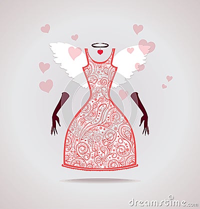 Dress Angel. Stock Photo