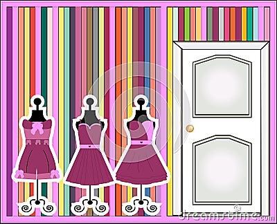 Dress form Vector Illustration