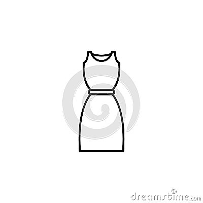 Dress Icon Vector Illustration