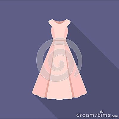 Dress icon of vector illustration for web and mobile Vector Illustration