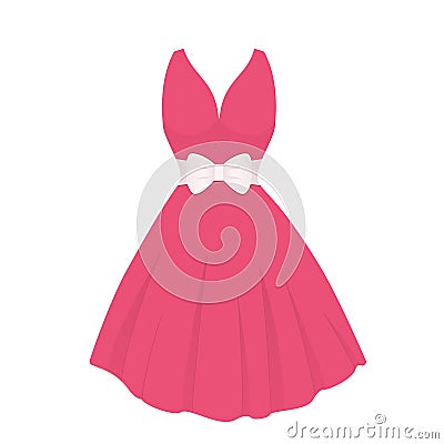 Dress. Vector Illustration