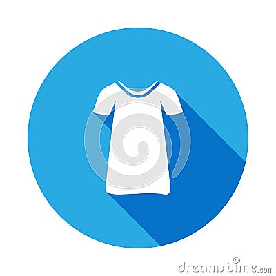 dress shift icon with long shadow. Signs and symbols can be used for web, logo, mobile app, UI, UX Stock Photo