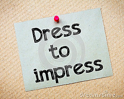 Dress to impress Stock Photo