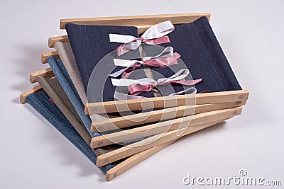 Dressing Frames: Montessori Practical Life Toys Stock Photo