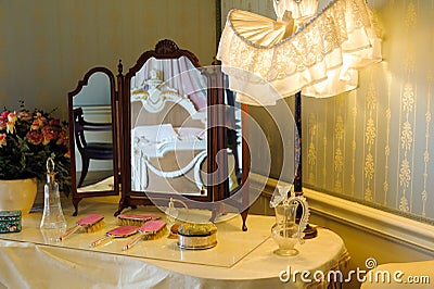 Dressing table Stock Photo