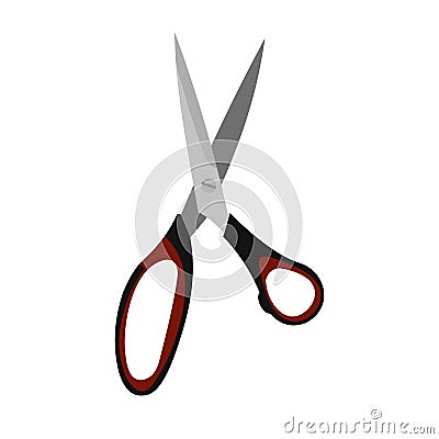 Dressmake shear flat icon Stock Photo