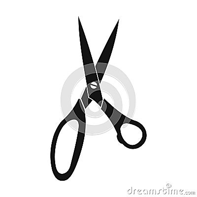 Dressmake shear icon Vector Illustration