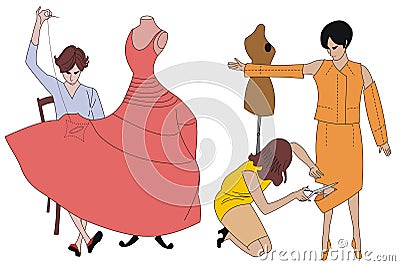 Dressmaker Stock Photo