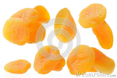 Dried Apricot Stock Photo