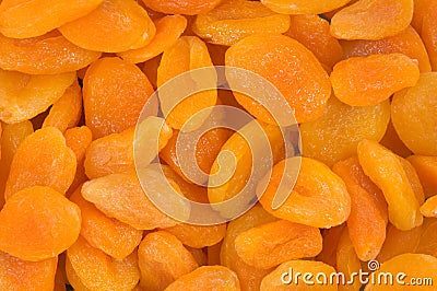 Dried apricots Stock Photo