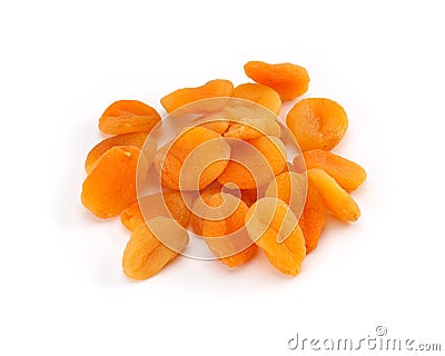 Dried Apricots Stock Photo