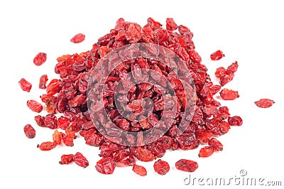 Dried Barberry Berries Stock Photo