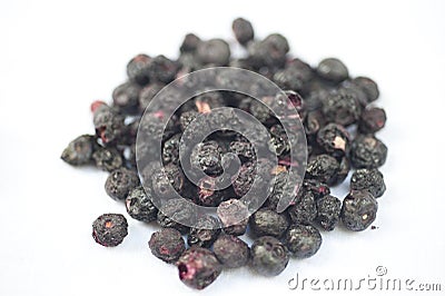 Dried blueberries Stock Photo