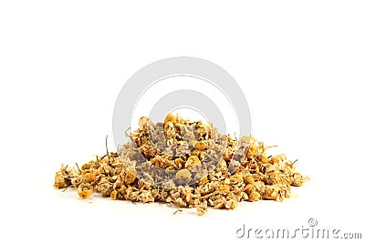 Dried chamomile flowers Stock Photo