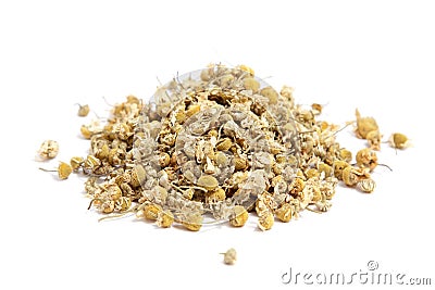 Dried chamomile Stock Photo