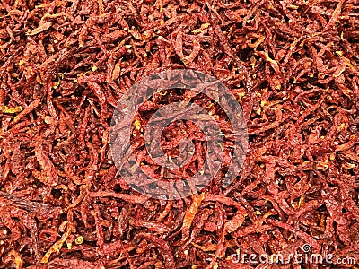 dried chillies Stock Photo